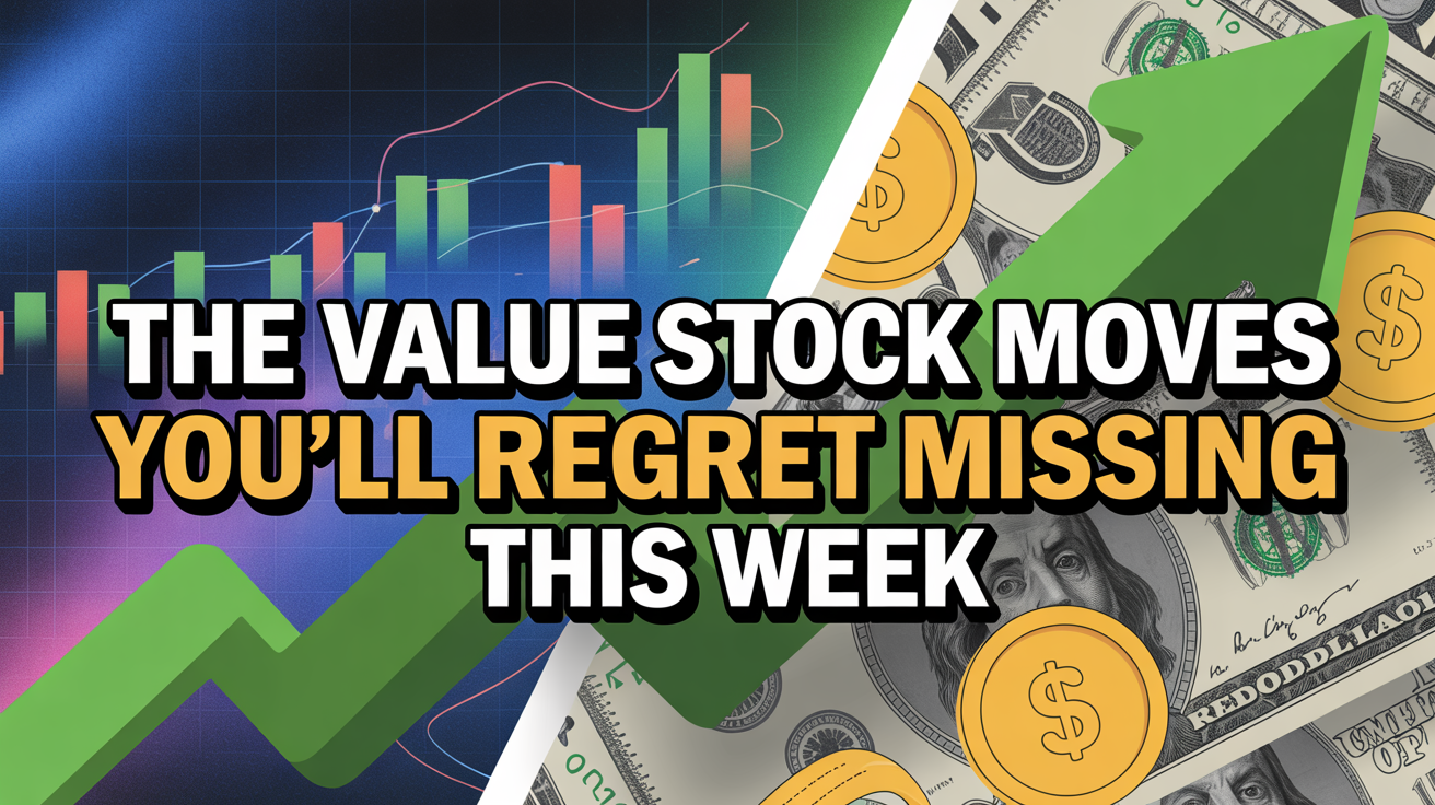 The Value Stock Moves You’ll Regret Missing This Week