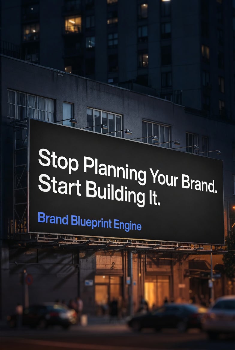Stop Planning Your Brand. Start Building It.