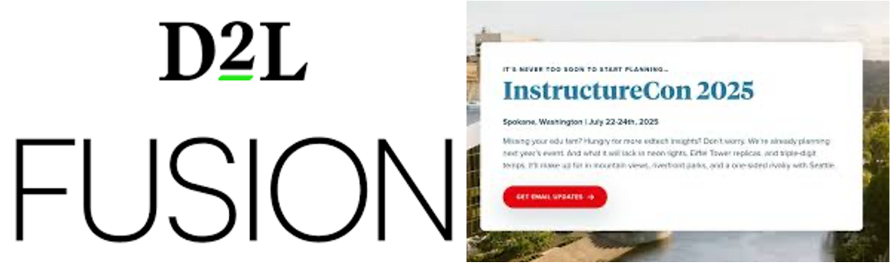 LMS Conference Lookout - D2L Fusion and InstructureCon 2025