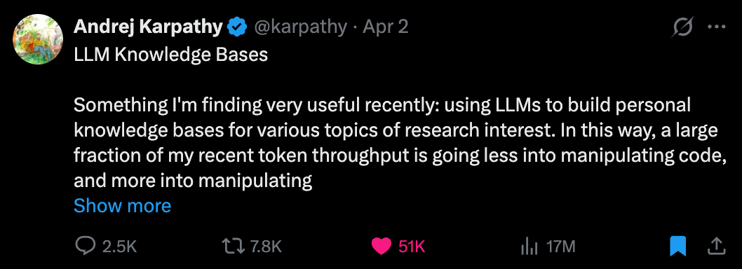 Stop looking things up. Start building a second brain.