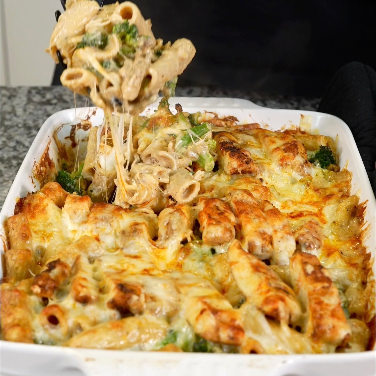 Chicken & Broccoli Rigatoni Bake