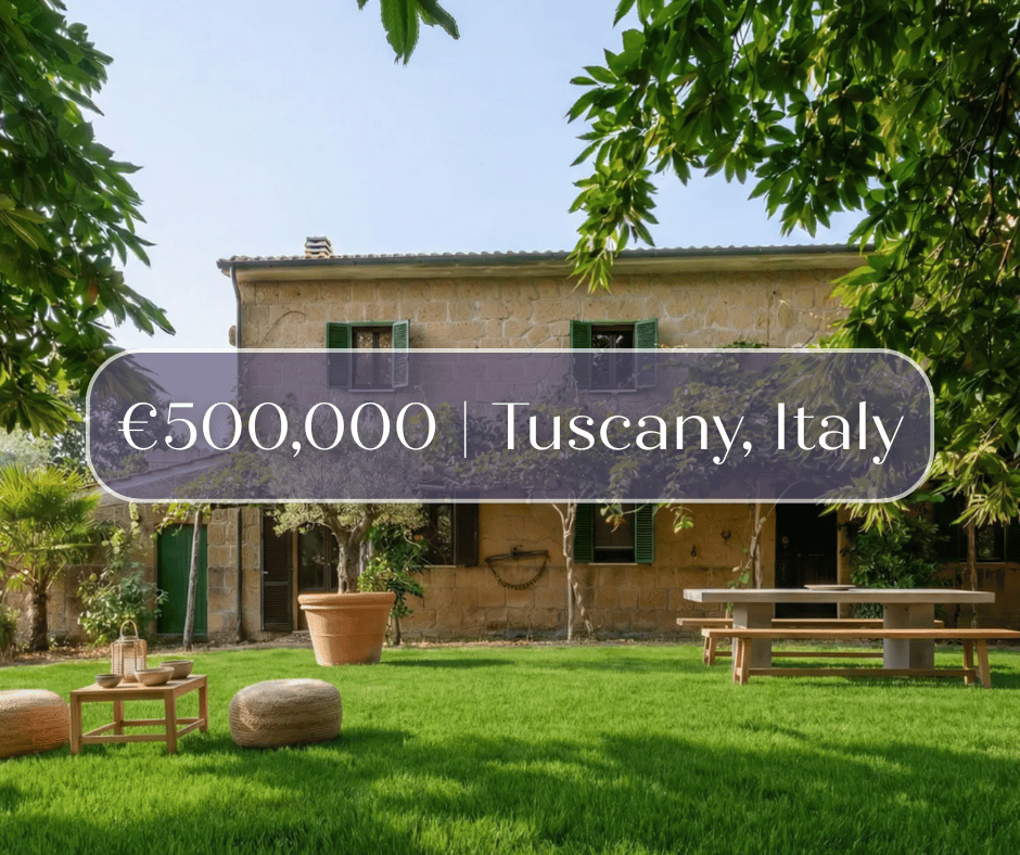 Tuscan Farmhouse with Sauna, Land, and Endless Potential