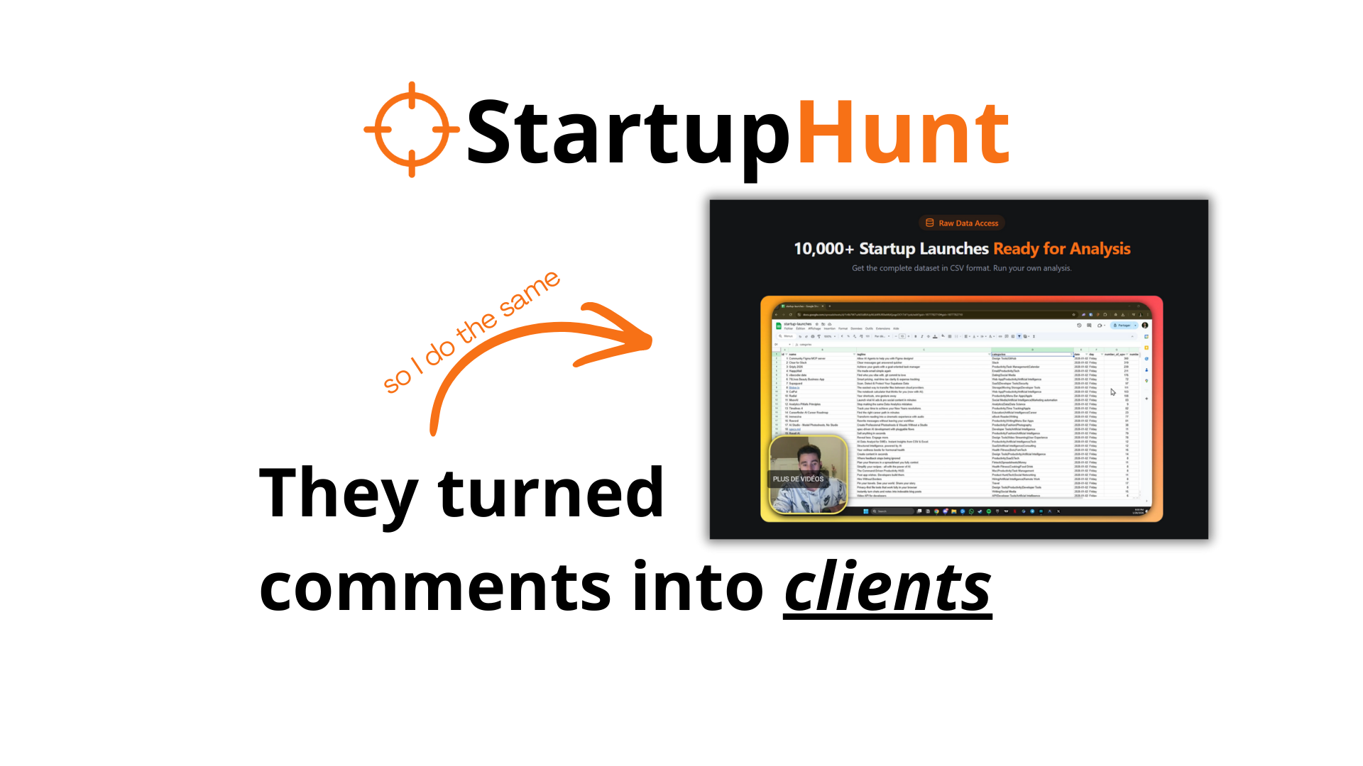They turned comments into clients (outreach is op)