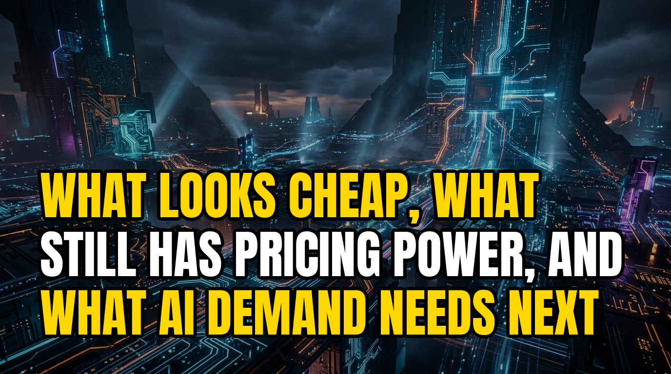 What Looks Cheap, What Still Has Pricing Power, and What AI Demand Needs Next