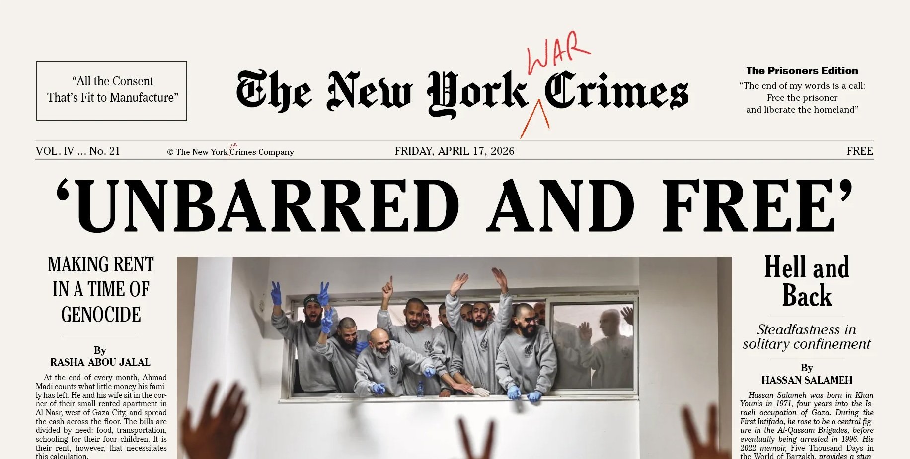 “Save Us From Death, We Live in Graves”