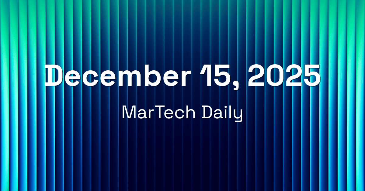 Martech stock woes + The case against your dashboard