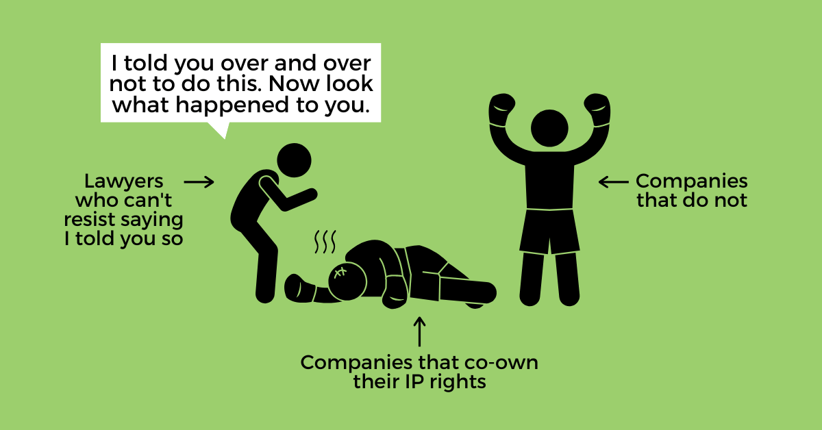 Why You Should Avoid Co-Ownership of Patents and Copyrights