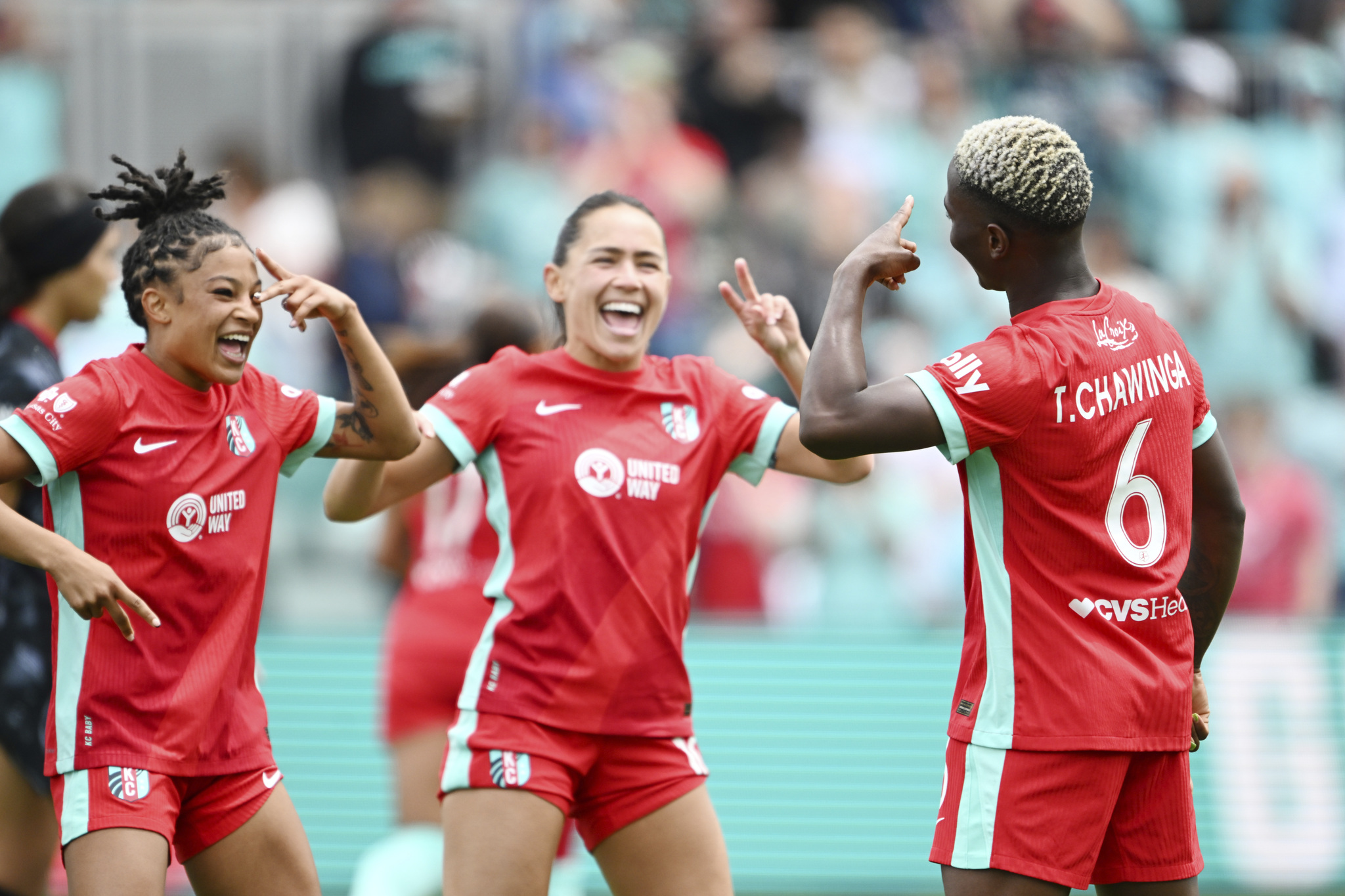 Temwa Chawinga Sends Kansas City Families Home Happy after Hat Trick on Mother’s Day
