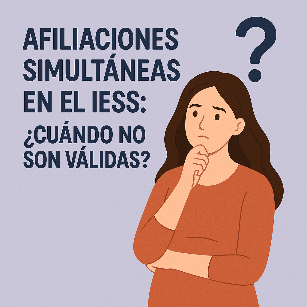 Afiliaciones simultáneas en el IESS: ¿cuándo no son válidas? 🤔