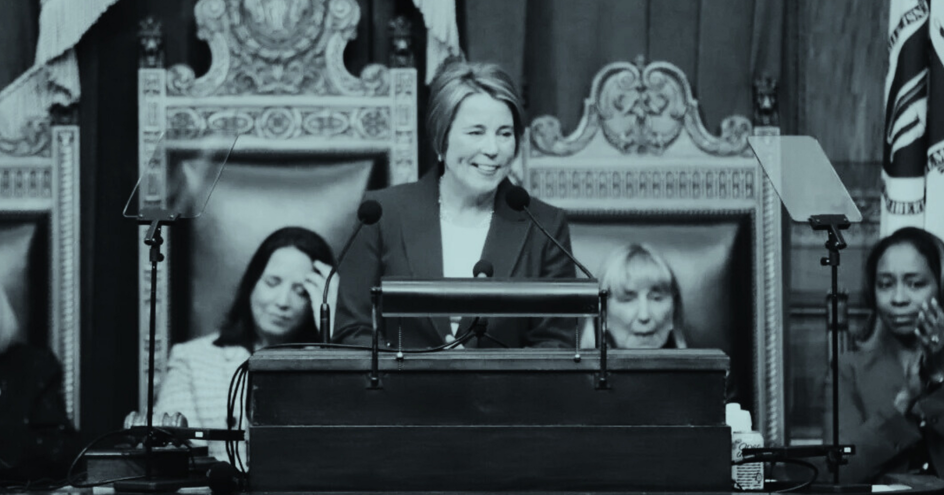 Healey launches with Trump attack and funding for cities and towns