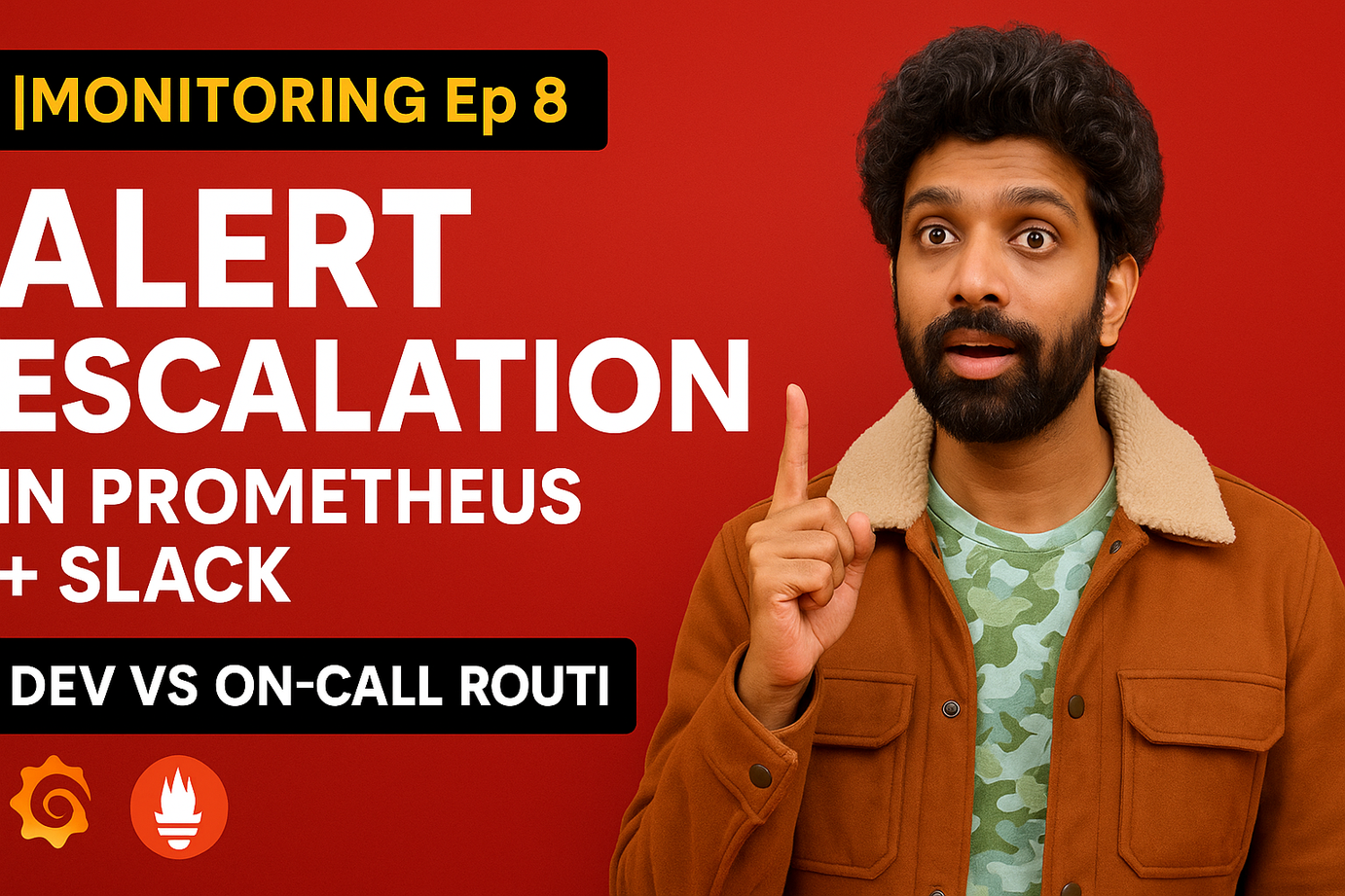 ⚡ Alert Escalation in Prometheus + Slack 🚨 | Dev vs On-Call Routing Setup