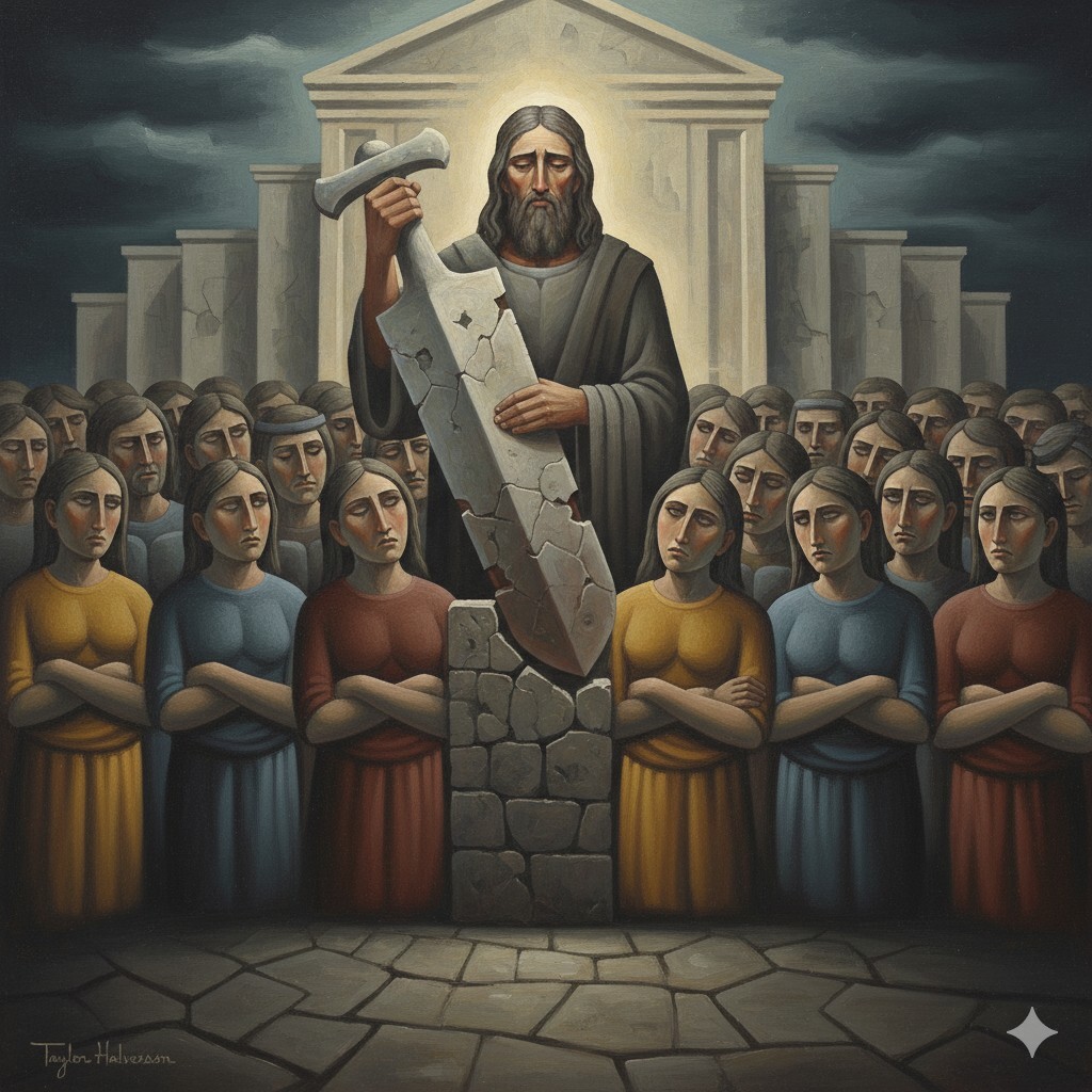 Jacob 2: The Blade of Prophetic Speech that Provides Justice and Mercy with no Chiastic Center