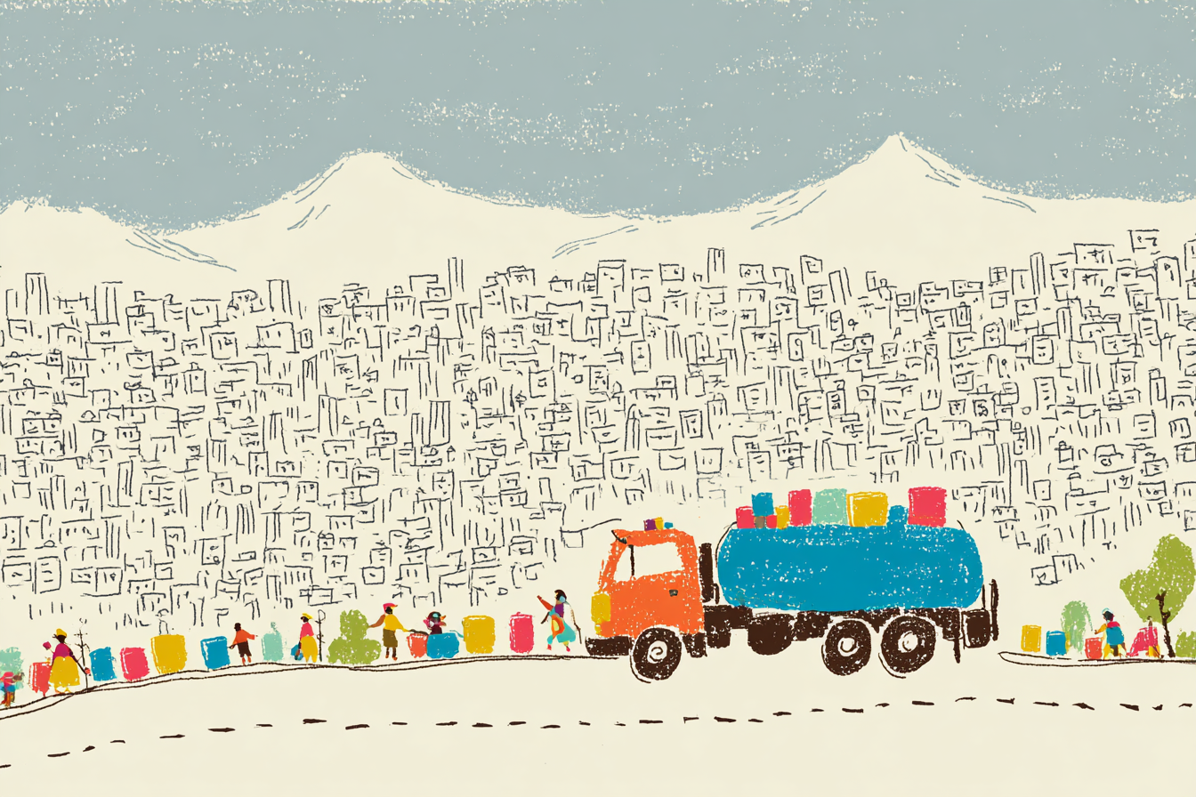 Mexico City imports water from hundreds of kilometers away while sinking into the lake it drained 500 years ago. The math has never worked. The crisis is now.