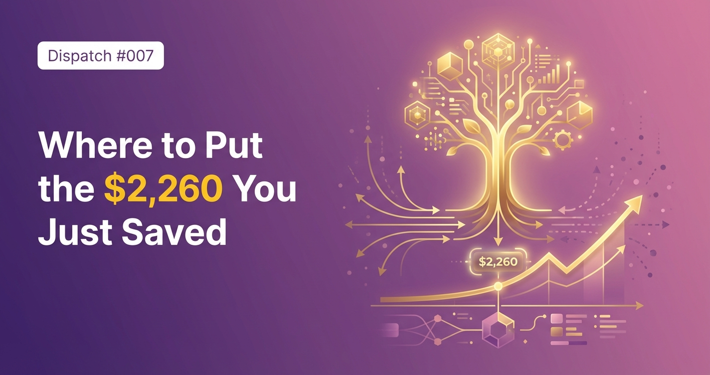 You Saved $2,260 on AI Tools -- Now Invest It in the One That Compounds