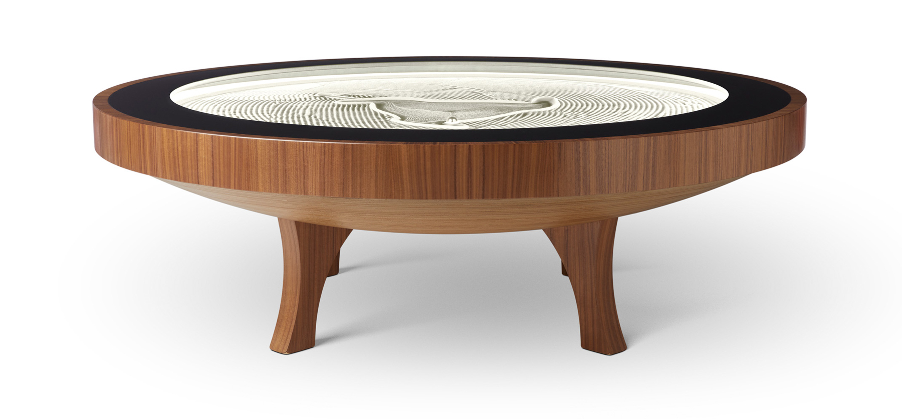 Sisyphus Kinetic Sculpture Table Creates Beautiful Patterns