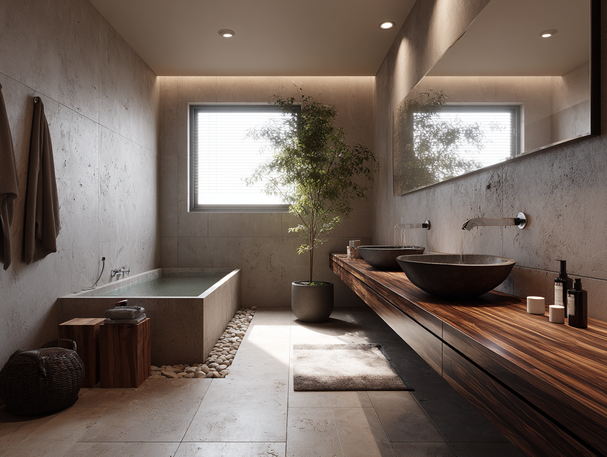 Spa-trenden dominerar badrumsdesignen 2025