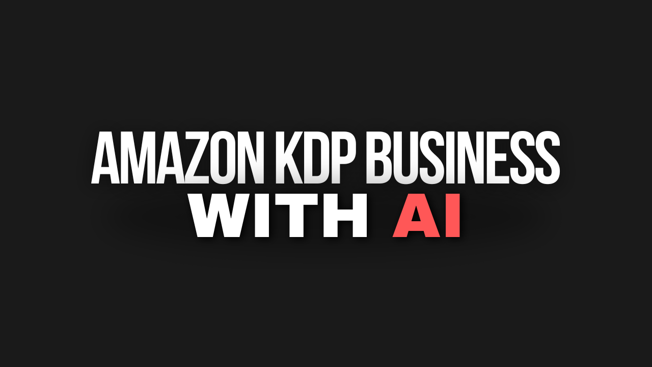 Built an Amazon KDP Business with AI