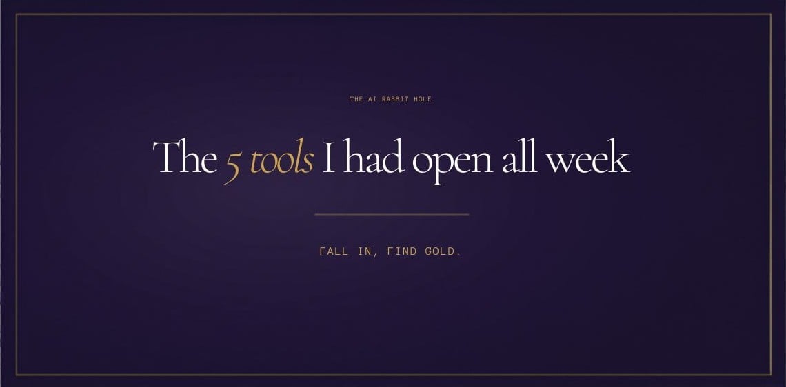 I use five AI tools every day. Here's which one I open first and why.