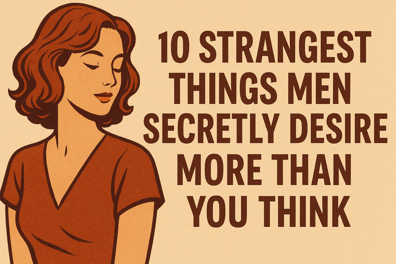 10 Strangest Things Men Secretly Desire More Than You Think