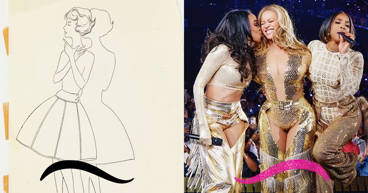 Andy Warhol fashion drawings and a Destiny’s Child reunion