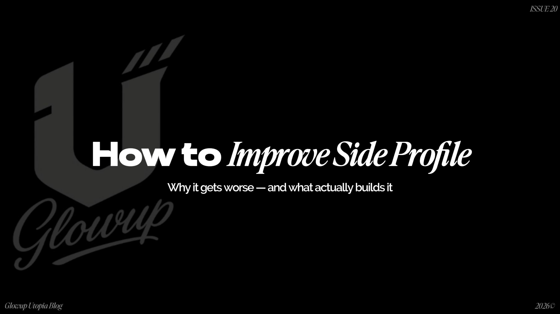 How to improve Side Profile