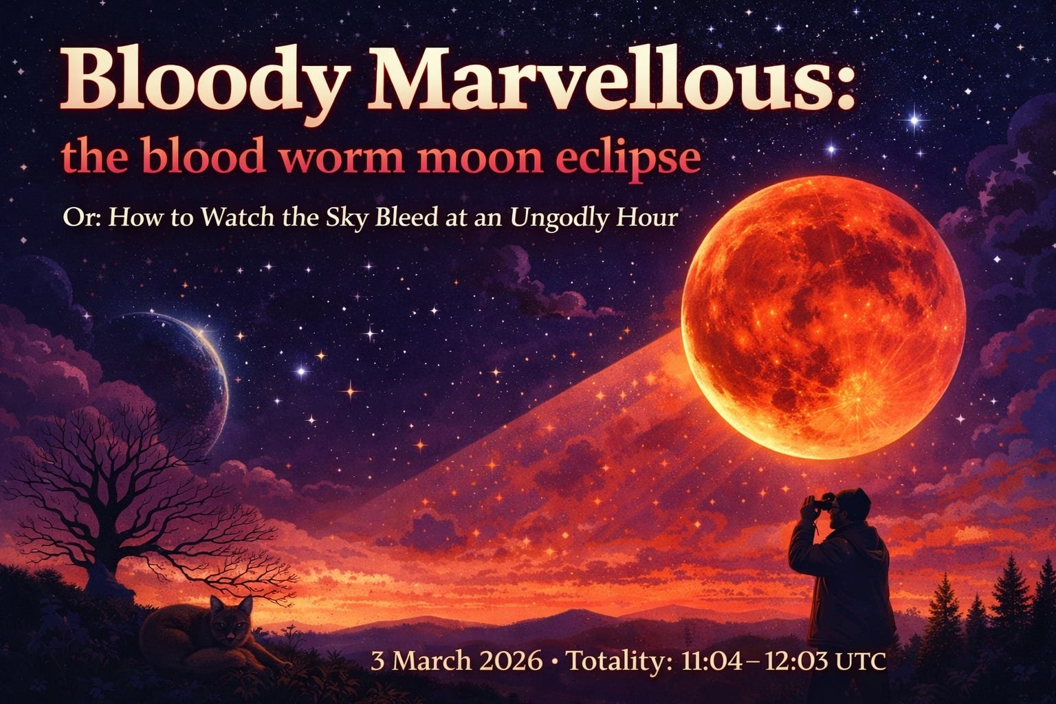 BLOODY MARVELLOUS: THE BLOOD WORM MOON ECLIPSE