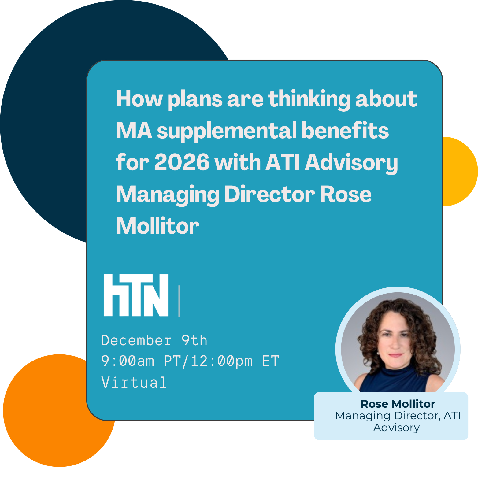 How plans are thinking about MA supplemental benefits for 2026 with Rose Mollitor, Managing Director at ATI Advisory