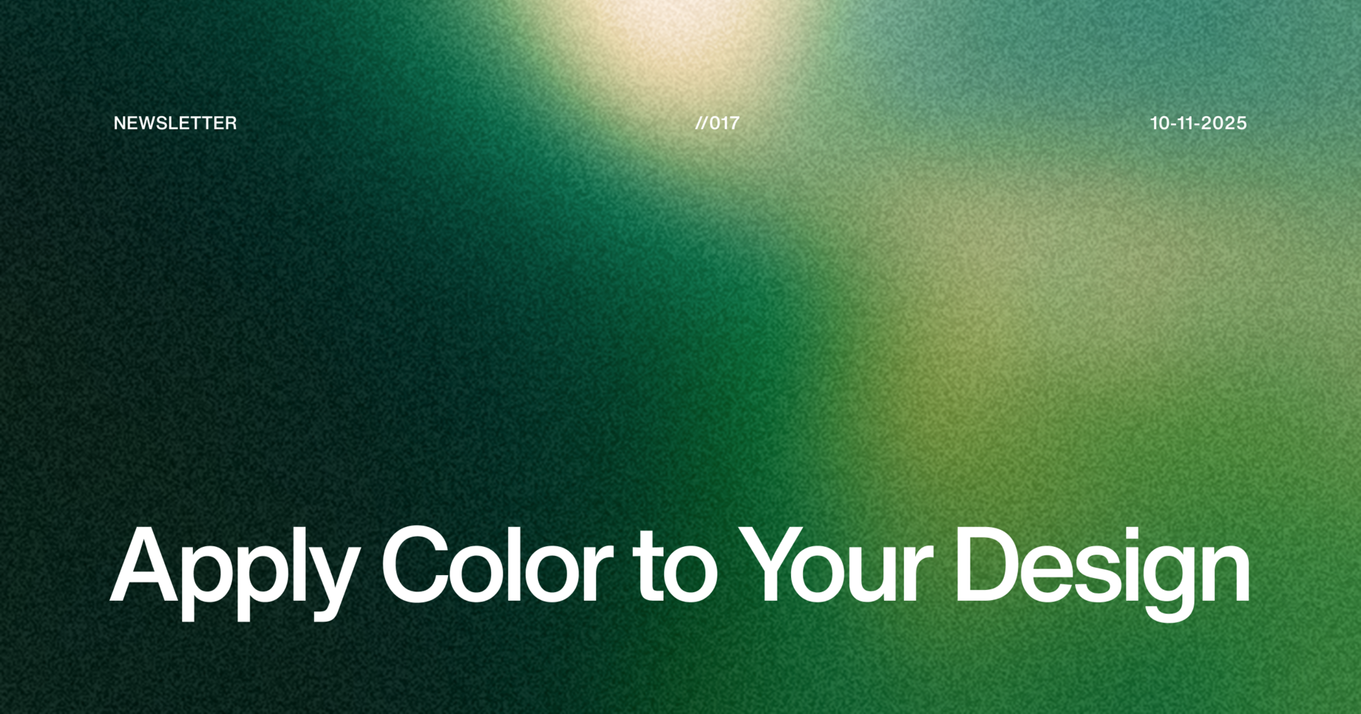 How to apply a color palette to your design