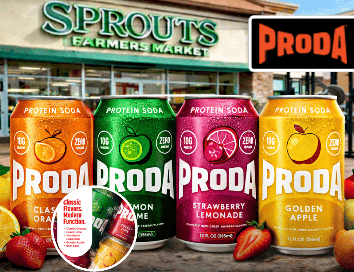 The New Protein Soda Brand Proda Has Launched Exclusively At Sprouts