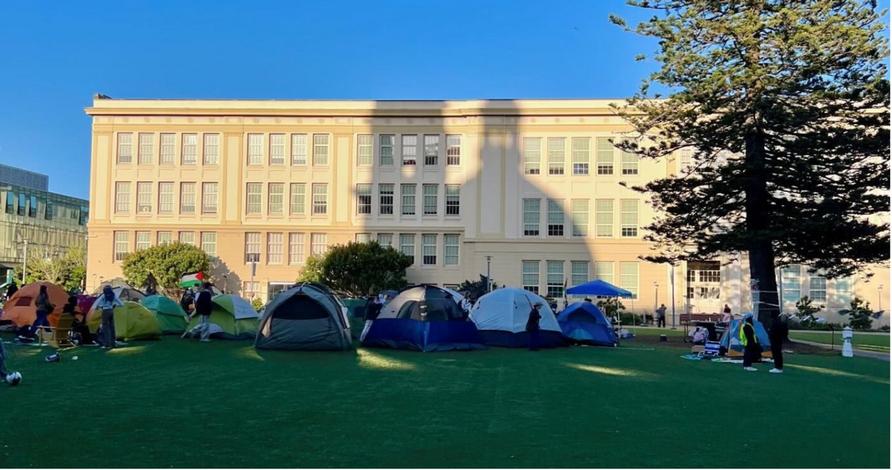 Two San Francisco College Encampments Join Call for Ceasefire