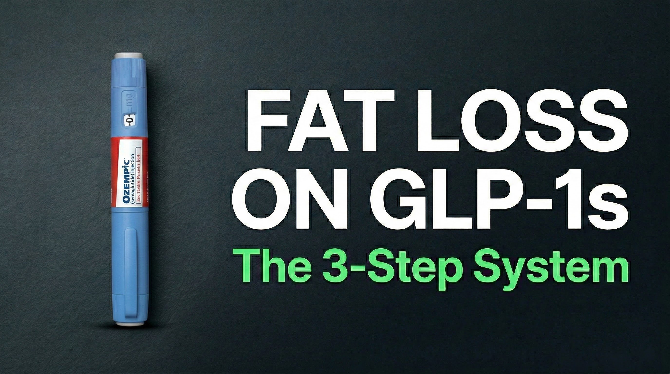 How to Lose Fat on Mounjaro or Wegovy: The 3-Step System That Actually Works (2026)