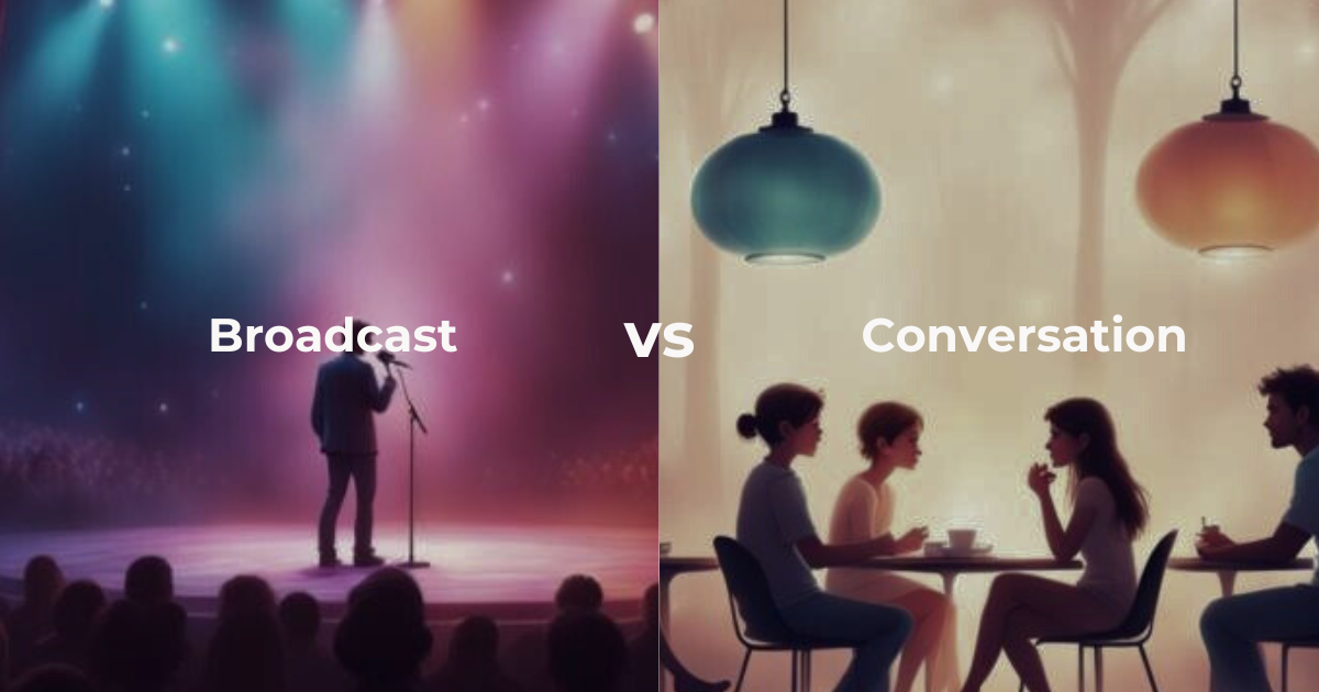 🍴Two ways to show up on LinkedIn