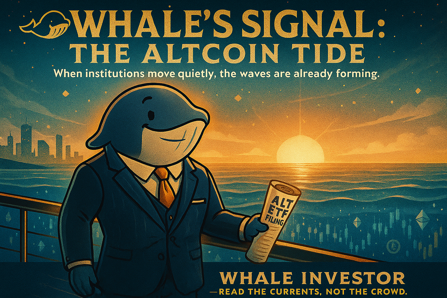 🐋 Whale’s Signal: The Tide Before the Altcoin Surge
