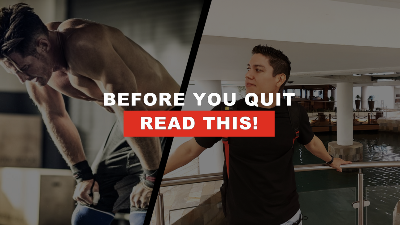 Before You Quit On Your Dreams - Read This!