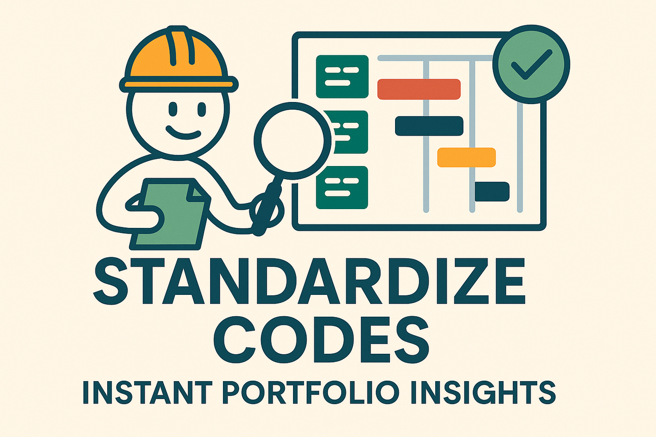 Beyond Deadlines: Standardize Codes → Instant Portfolio Insights