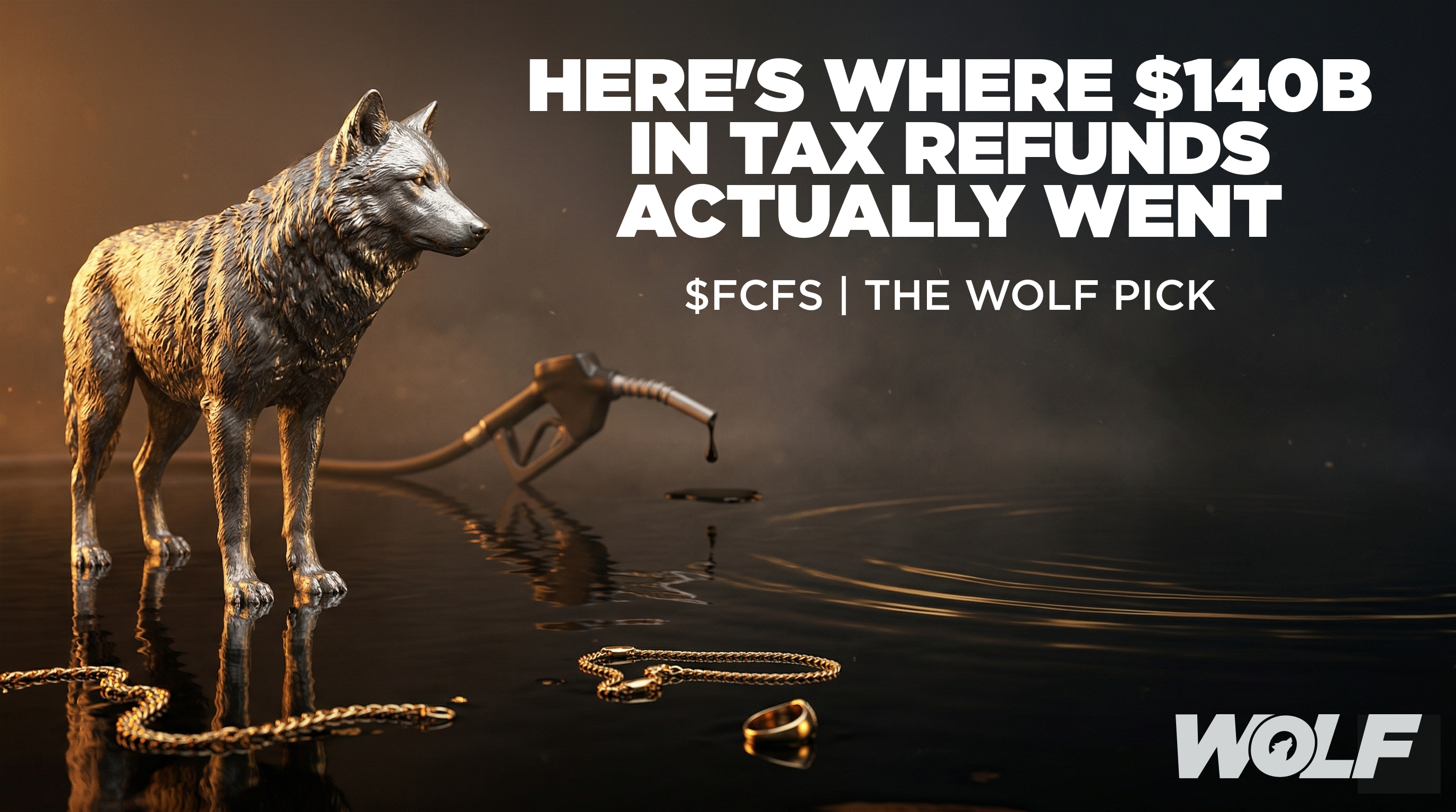 🐺 WOLF PICK: Here's Where $140B in Tax Refunds Actually Went