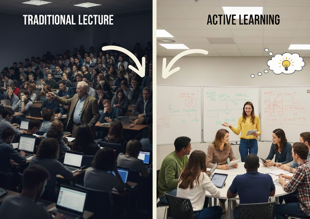 Active Learning Works Better Than Traditional Lectures (but students don’t often see it that way)