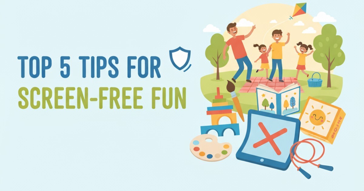Top 5 Tips for Screen-Free Fun