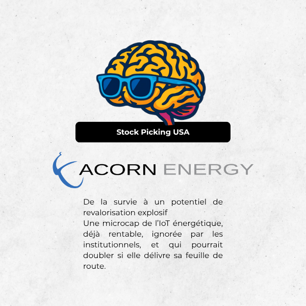 Acorn Energy – Petite taille, grande ambition dans l’IoT énergétique