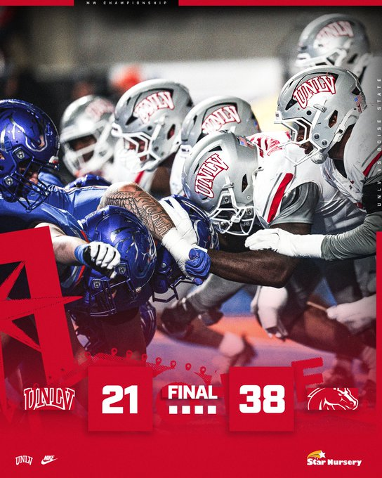 BOISE STILL THE FINAL BOSS: UNLV FALLS 38-21 IN MOUNTAIN WEST TITLE GAME