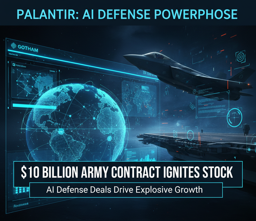 Palantir (PLTR) 政府大單點燃股價動能,AI國防合約成新成長引擎