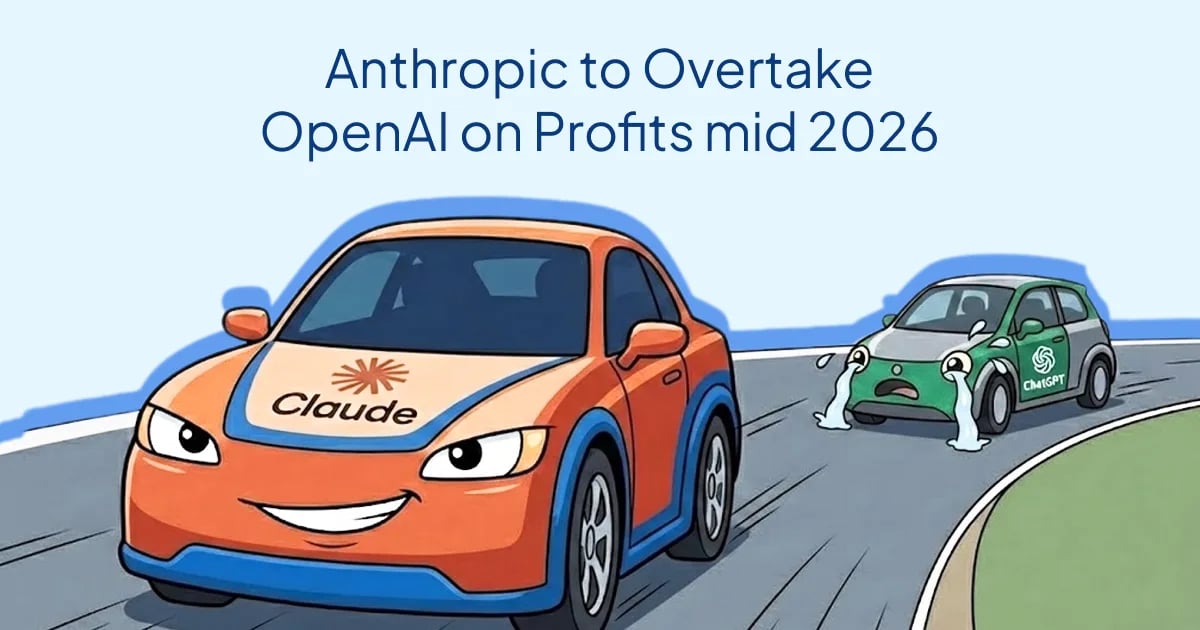 Anthropic On Track to Overtake OpenAI Profits mid 2026