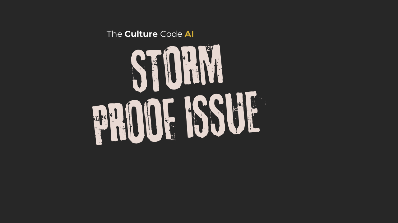 ✊🏾The Storm Proof Issue
