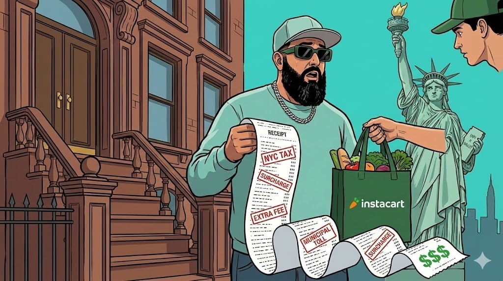 INSTACART OR INSTASCAM: WHY THEY CHARGE NEW YORKERS EXTRA?