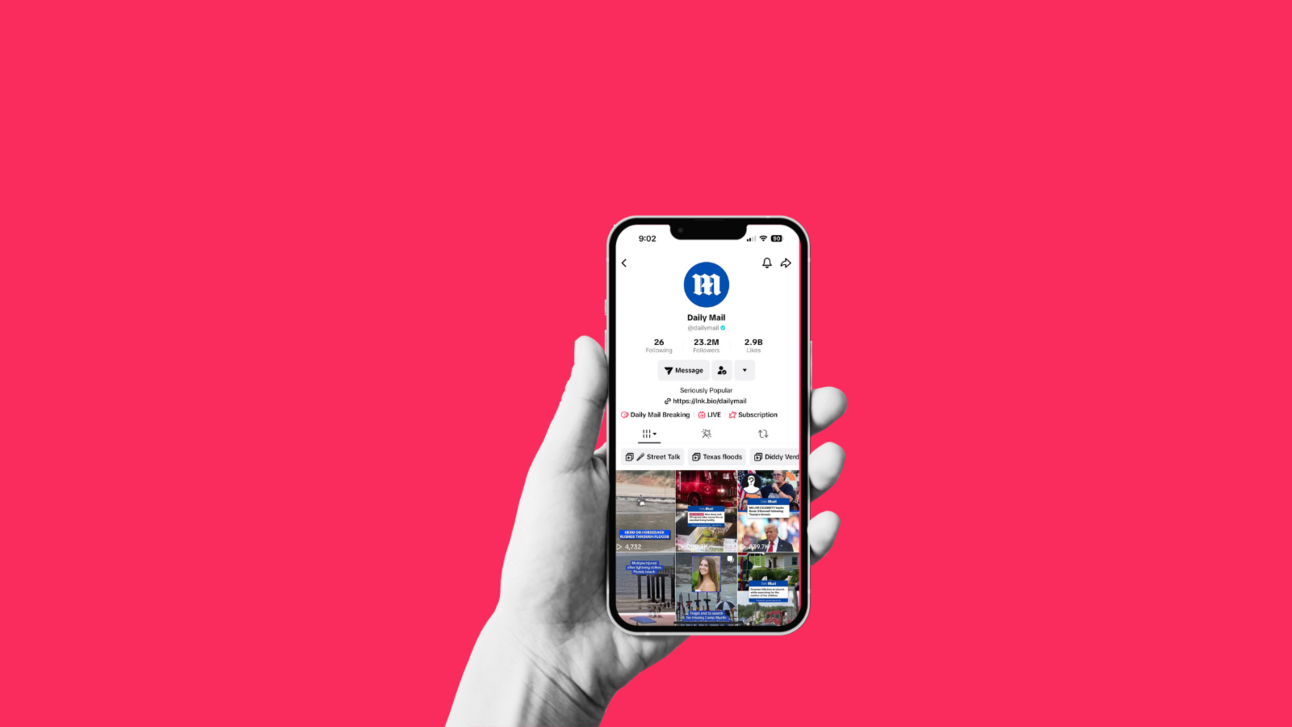 A British tabloid is America’s top news brand on TikTok