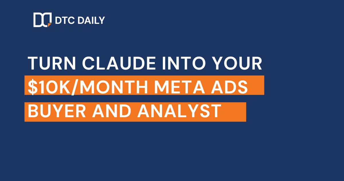 Claude is now in charge of your Meta ads