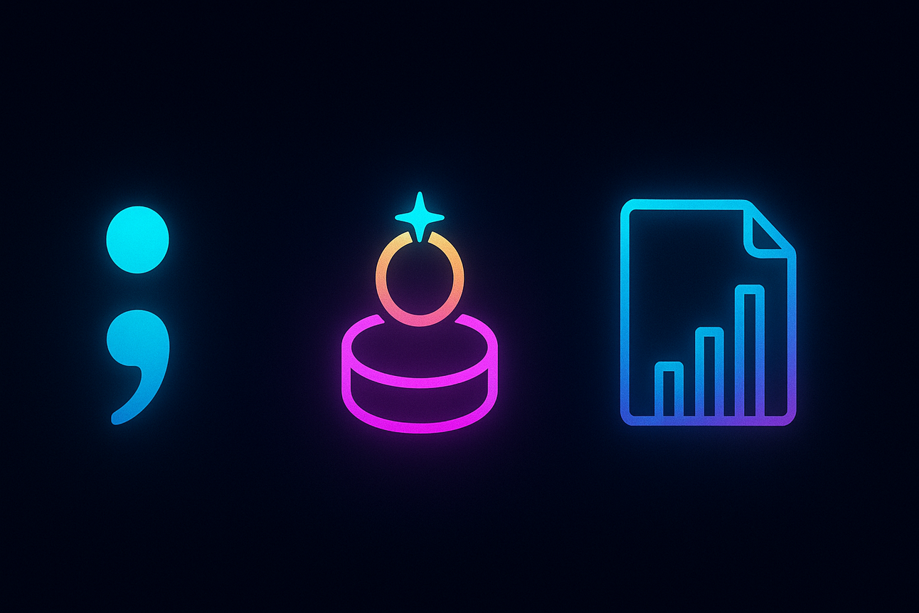 Grammar, An Anniversary, and Reporting