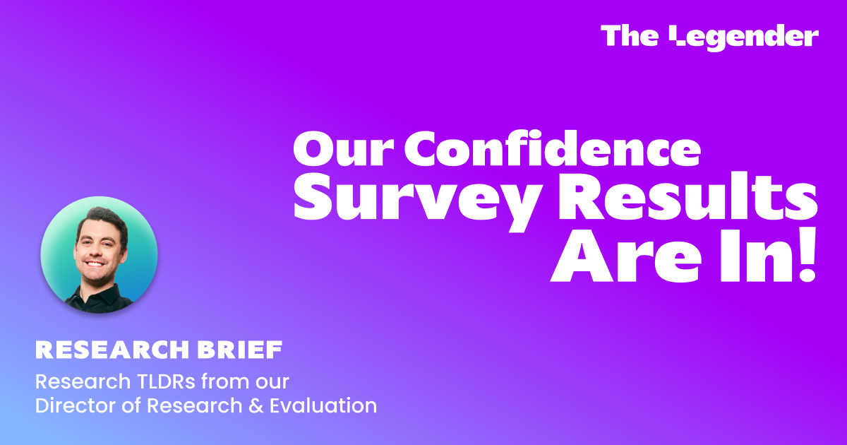 Research Brief: Our Confidence Survey Results Are In!