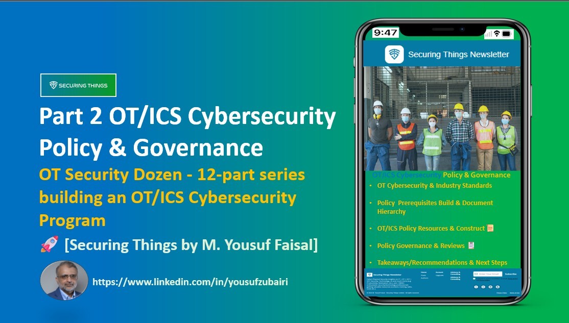 Part # 2 - OT / ICS Cyber security Policy & Governance