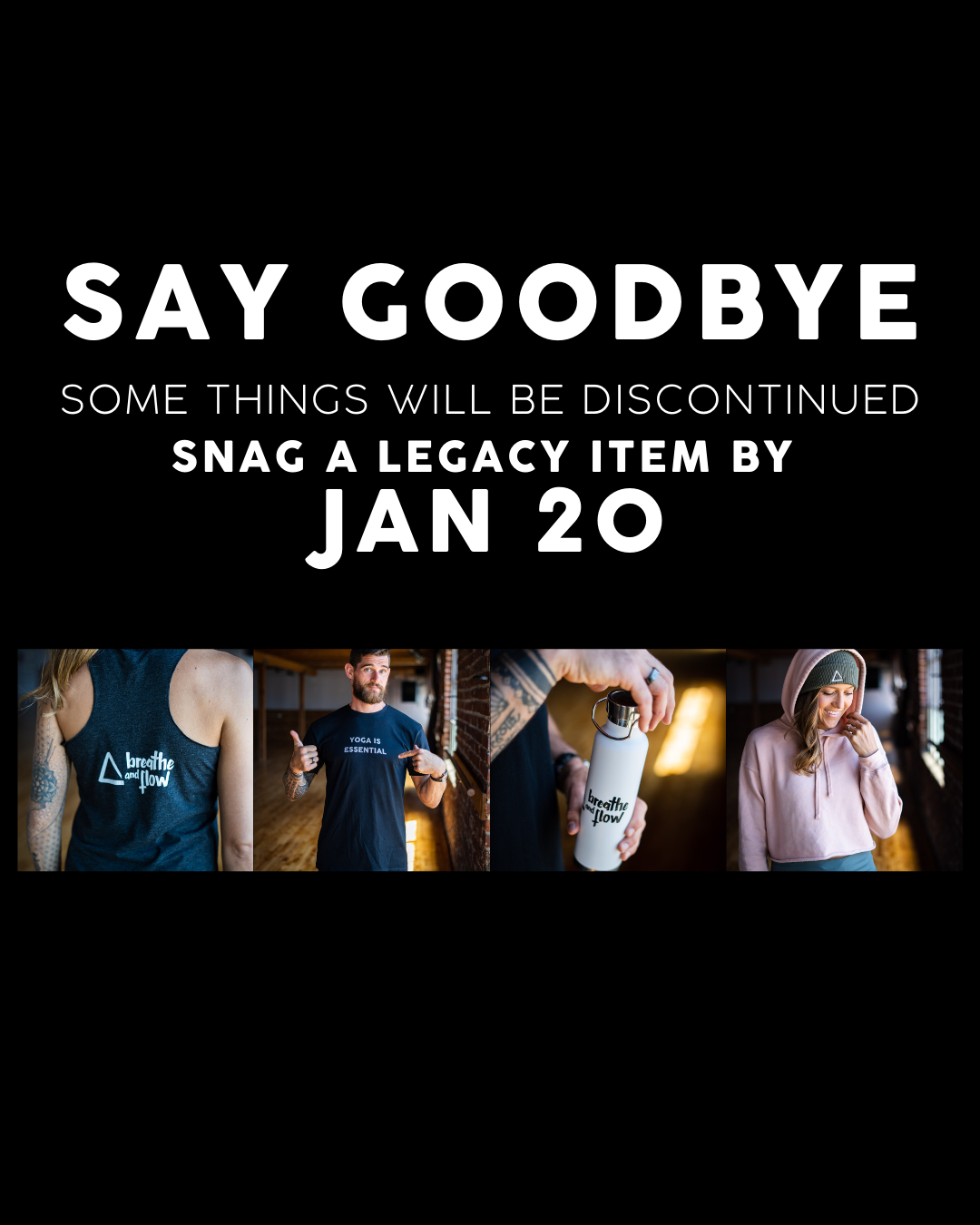 Last Chance to Grab Your Favorite Breathe and Flow Merch Before It’s Gone! 🧘‍♂️🎉